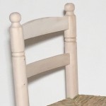 Silla cadete tejida a mano