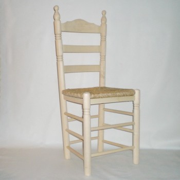 Comprar Silla colonial SIN cerco sin barnizar en CesteriaGretel.Com