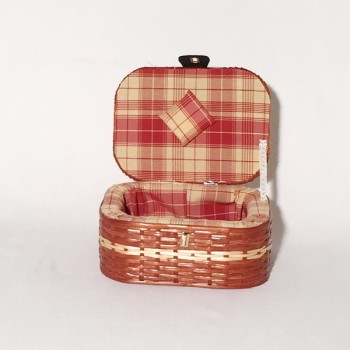 Costurero oval tireta y tela