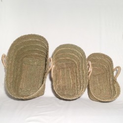 Capazo esparto rectangular