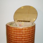 Comprar Ropero media luna de tireta de mimbre color buff en CesteriaGretel.Com