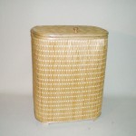 Comprar Ropero ovalado de tireta de mimbre color natural en CesteriaGretel.Com