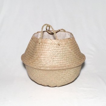 Bolso/capazo natural c/forro