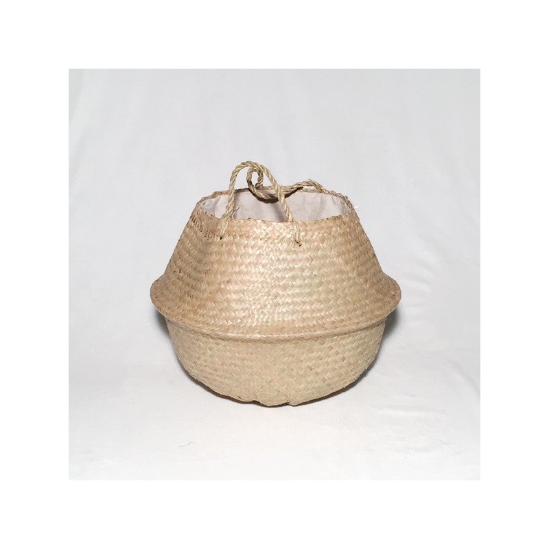 Bolso/capazo natural c/forro