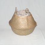 Bolso/capazo natural c/forro