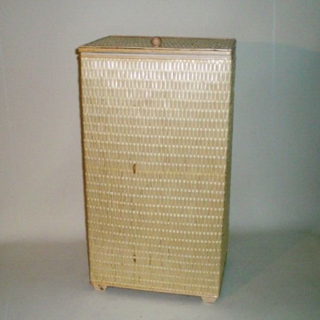 Comprar Ropero rectangular de tireta de mimbre color natural en CesteriaGretel.Com