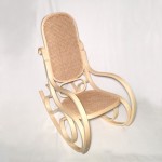 Mecedora de rejilla color natural