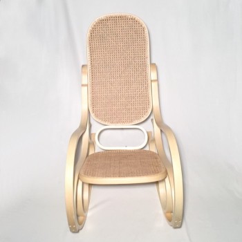 Mecedora de rejilla color natural