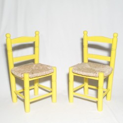 Silla infantil SIN cerco AMARILLA