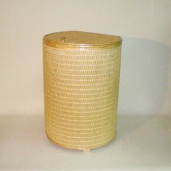 Comprar Ropero media luna de tireta de mimbre color natural en CesteriaGretel.Com