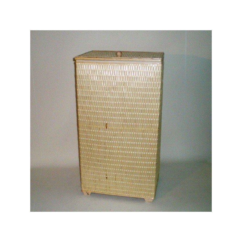 Comprar Ropero rectangular de tireta de mimbre color natural en CesteriaGretel.Com