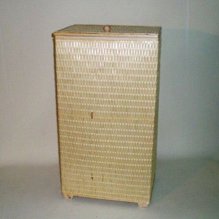 Comprar Ropero rectangular de tireta de mimbre color natural en CesteriaGretel.Com