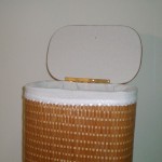 Comprar Ropero ovalado de tireta de mimbre color buff en CesteriaGretel.Com