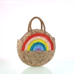 Bolso redondo palma pintado