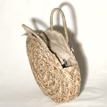 Bolso redondo palma pintado