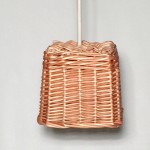 Lámpara mimbre 15x15