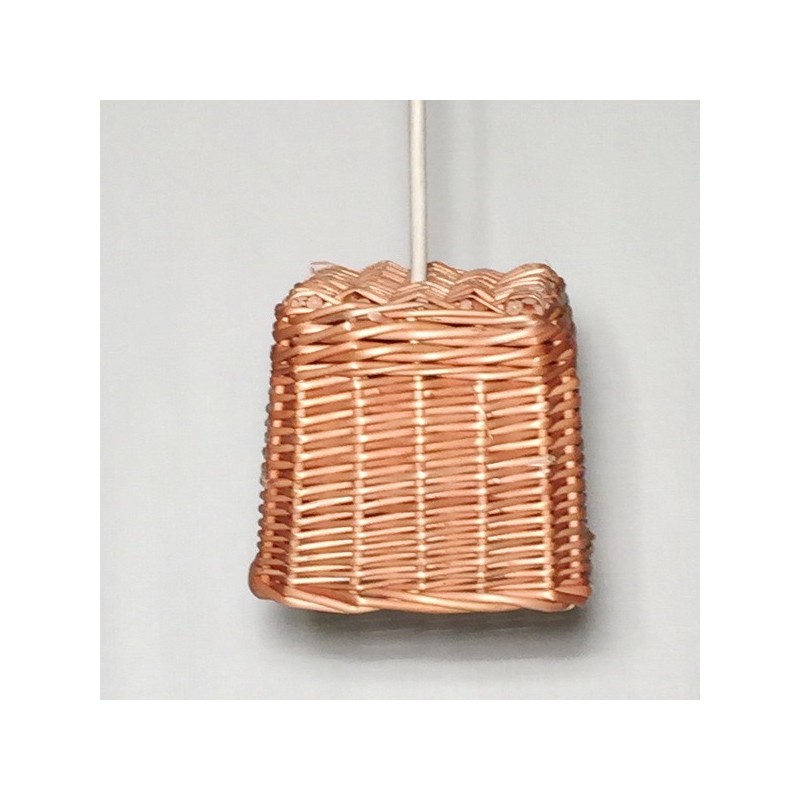 Lámpara mimbre 15x15