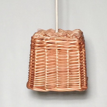 Lámpara mimbre 15x15