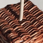 Lámpara mimbre 15x15