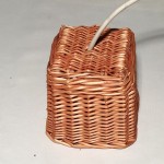 Lámpara mimbre 15x15