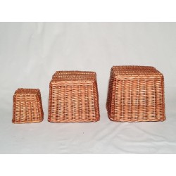 Lámpara mimbre 15x15