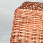 Lámpara mimbre rectangular