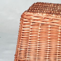 Lámpara mimbre rectangular