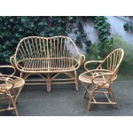 Sofá de caña modelo PERA