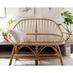 Sofá de caña modelo PERA