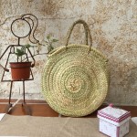 Bolso palma redondo asas de palma