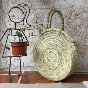 Bolso palma redondo asas de palma