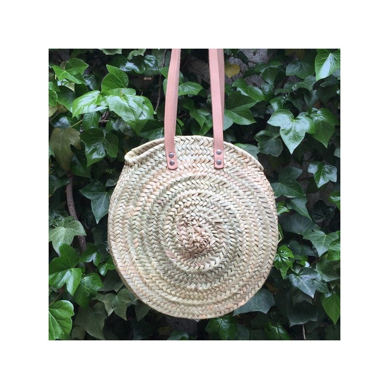 Bolso palma redondo doble asa