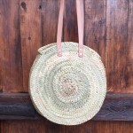 Bolso palma redondo doble asa