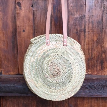 Bolso palma redondo doble asa