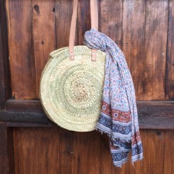 Bolso palma redondo doble asa