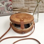 Bolso rattan miel