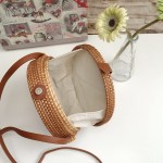 Bolso rattan miel