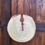 Bolso palma asa larga y cierre