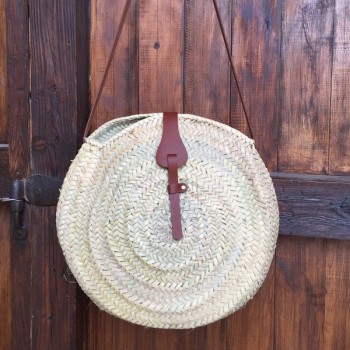 Bolso palma asa larga y cierre