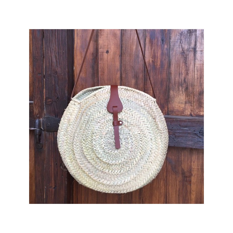 Bolso palma asa larga y cierre