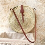 Bolso palma asa larga y cierre