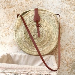 Bolso palma asa larga y cierre