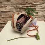 Bolso rattan blanco