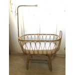 Cuna oval caña c/colchón