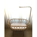 Cuna oval caña c/colchón