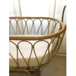 Cuna oval caña c/colchón