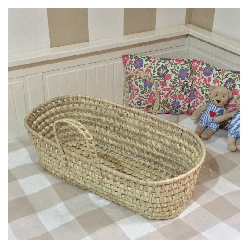 Comprar Capazo cuna de palma para muñeco  en CesteriaGretel.Com
