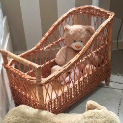 Cuna rectangular para bebé REBORN