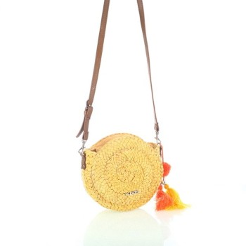 Bandolera de maíz mostaza