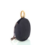 Bandolera de rafia negra